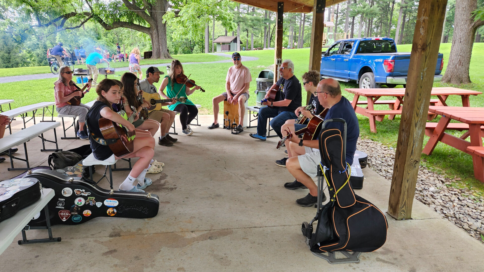 Jam session at AmericanaFest